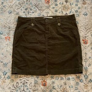 Old Navy | Olive green corduroy skirt